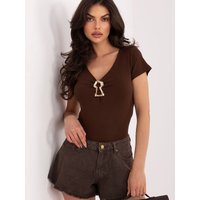 Blouse model 226651 Italy Moda - S/M - Brown