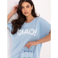Blouse model 226676 Rue Paris - S/M - Blue