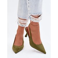 Heel sandals model 226918 Step in style - 41 - Green