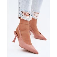 Heel sandals model 226919 Step in style - 37 - Pink