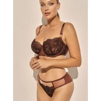 Brazilian style panties model 226951 Kinga - S - Brown