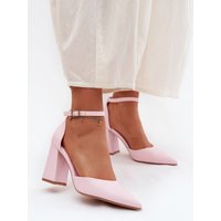 Block heel pumps model 227165 Step in style - 41 - Pink