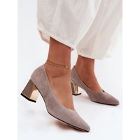 Block heel pumps model 227169 Step in style - 40 - Beige