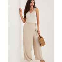 Women trousers model 227187 Factory Price - M/L - Beige