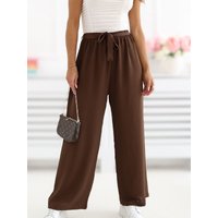 Women trousers model 227197 Factory Price - M/L - Brown