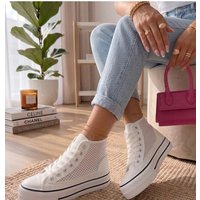 Platform sneakers model 227257 Solea - 37 - White