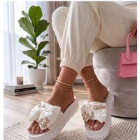 Platform sandals model 227266 Solea - 39 - White