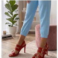 Heel sandals model 227276 Solea - 40 - Red