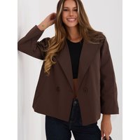 Coat model 227358 Rue Paris - ONE-SIZE-FITS-ALL - Brown