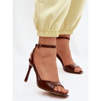 Heel sandals model 227434 Step in style - 39 - Brown