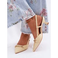 Heel sandals model 227447 Step in style - 37 - Yellow