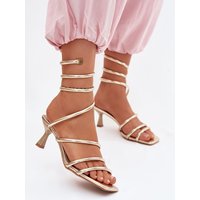 Heel sandals model 227453 Step in style - 37 - Yellow