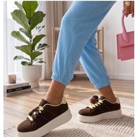 Platform sneakers model 227728 Solea - 36 - Brown