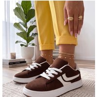 Platform sneakers model 227743 Solea - 36 - Brown