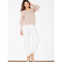 Women trousers model 60183 Figl - XL - Beige