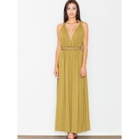 Long dress model 60700 Figl - M - Green