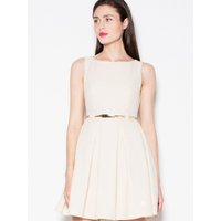 Cocktail dress model 77194 Venaton - L - Beige