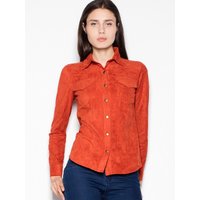 Long sleeve shirt model 77463 Venaton - S - Brown