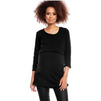 Maternity tunic model 84456 PeeKaBoo - XXL - Black