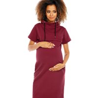 Pregnancy dress model 94420 PeeKaBoo - XL - Red