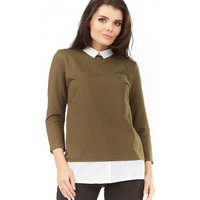 Blouse model 109828 awama - 36/38 - Green