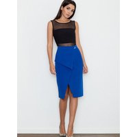 Classic skirt model 111096 Figl - S - Blue