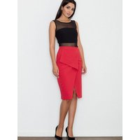 Classic skirt model 111098 Figl - XL - Red