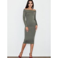 Evening dress model 111101 Figl - L - Green
