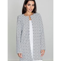 Coat model 111118 Figl - S - White