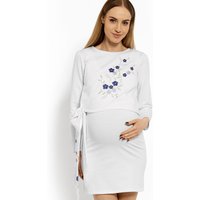 Pregnancy dress model 113212 PeeKaBoo - XXL - White