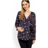 Maternity blouse model 113244 PeeKaBoo - XXL - Navy blue
