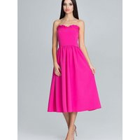 Evening dress model 116341 Figl - XL - Pink
