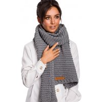 Shawl model 136413 BE Knit - ONE-SIZE-FITS-ALL - Grey