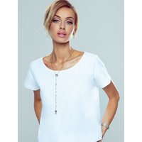 Blouse model 144046 Eldar - S - White