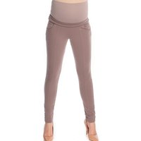 Maternity pants model 147527 PeeKaBoo - S/M - Beige