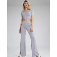 Women trousers model 154709 Figl - M - Grey