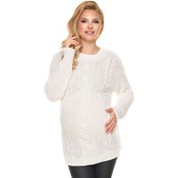 Pregnancy sweater model 157830 PeeKaBoo - ONE-SIZE-FITS-ALL - Beige