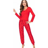 Pyjama model 160016 Donna - 44 - Red