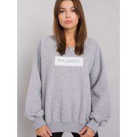 Sweatshirt model 160817 Ex Moda - ONE-SIZE-FITS-ALL - Grey