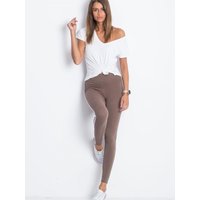 Long leggings model 162844 BFG - S - Beige