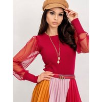 Blouse model 168337 Rue Paris - S - Red