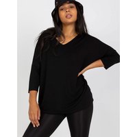 Plus size blouse model 169109 Relevance - ONE-SIZE-FITS-ALL - Black