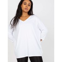 Plus size blouse model 169110 Relevance - ONE-SIZE-FITS-ALL - White