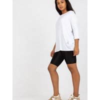 Plus size blouse model 169115 Relevance - ONE-SIZE-FITS-ALL - White