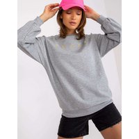 Sweatshirt model 170411 Ex Moda - ONE-SIZE-FITS-ALL - Grey