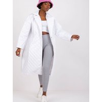 Coat model 170424 Ex Moda - S - White