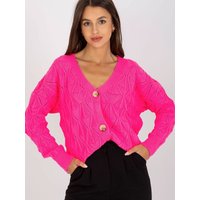 Cardigan model 170538 Rue Paris - ONE-SIZE-FITS-ALL - Pink