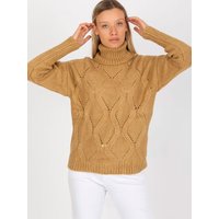 Turtleneck model 170773 Rue Paris - ONE-SIZE-FITS-ALL - Brown
