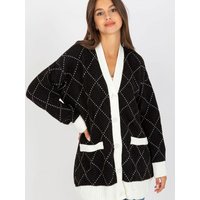 Cardigan model 170816 Rue Paris - ONE-SIZE-FITS-ALL - Black