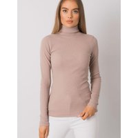 Turtleneck model 173404 Rue Paris - S/M - Beige